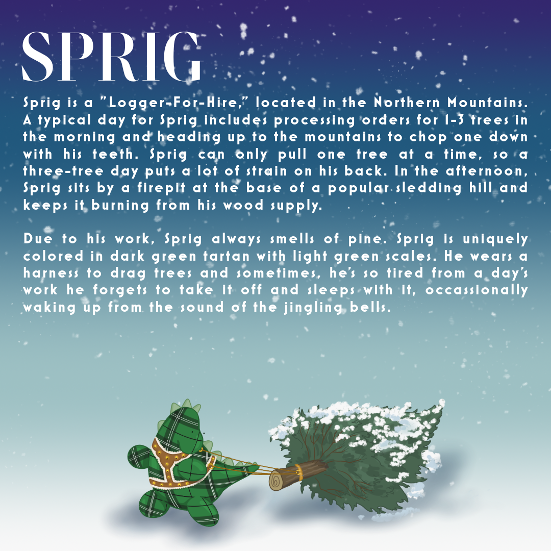 "Sprig" 2024 Holiday Limited Edition Collectible